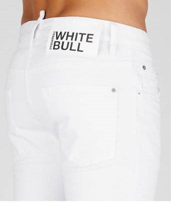 WHITE BULL SKATER JEANS